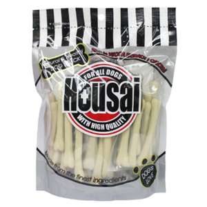 Housai 狗零食推薦：Housai 狗零食 潔齒骨 牛奶味 細50支 (AW998836N)