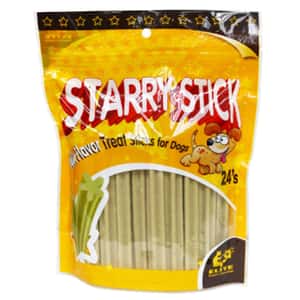 其他 狗零食 Starry Stick 狗零食 五星型牛奶軟齒條 24支 (998847)