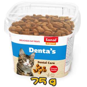 Sanal 貓零食 寵物零食推薦：Sanal 貓零食 亮白潔齒粒 75g (SAN5732)