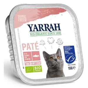 Yarrah 貓罐頭 Yarrah 貓罐頭 有機海藻三文魚醬 100g (AW919052)