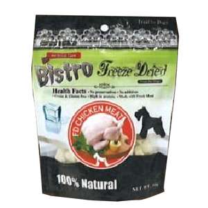 狗零食推薦：Bistro Freeze Dried 狗零食 脫水雞肉 原味 50g (NBT98511)