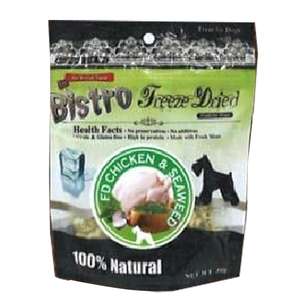 狗零食推薦：Bistro Freeze Dried 狗零食 脫水雞肉 海帶 50g (NBT98518)