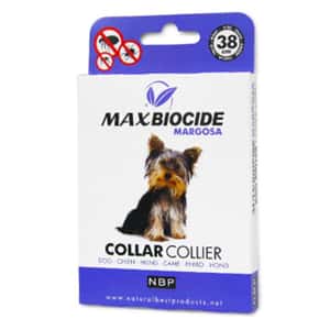皮膚毛髮護理 清潔美容用品 Max Biocide 小型犬用苦楝油驅蚤頸帶 38cm (NBP24629B)