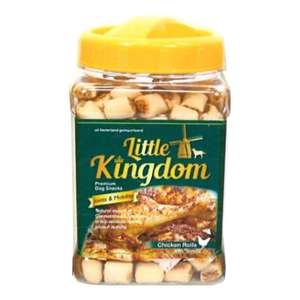 狗零食推薦：Little Kingdom 狗零食 雞肉卷 Chicken Rolls 900g (998812)