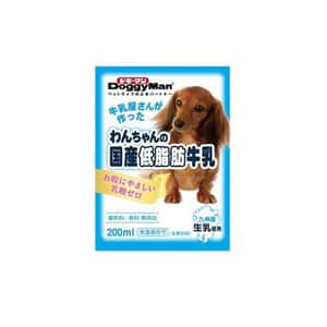 DoggyMan 狗零食 DoggyMan 日本狗零食 成犬用 日本國產低脂肪牛乳 狗狗配方 200ml