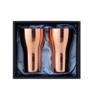 清酒杯品配件 日本清酒杯 新潟縣 純銅酒杯 2個入