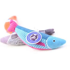 Aduck 玩具嚴選 貓薄荷毛絨海洋魚玩具 一個 (款式隨機) 夾袋 (圖片4)