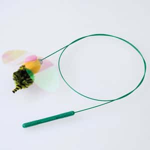 日本CattyMan 飛翔鋼絲逗貓棒 小蜜蜂 (圖片3)