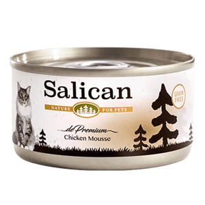 Salican 貓罐頭 貓濕糧推薦：Salican 貓罐頭 慕絲雞肉 85g (002875)