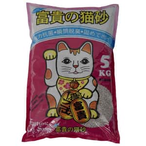 礦物貓砂 富貴貓砂 茉莉花抗菌幼條砂 5kg (B2-A)