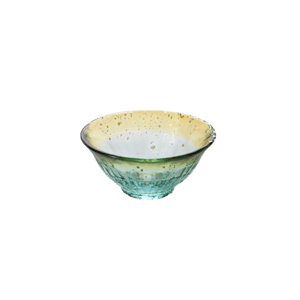 清酒杯品配件 日本清酒杯 津輕びいどろ 金彩盃 月明 F-71850