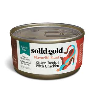 Solidgold 素力高 貓罐頭 貓濕糧推薦：Solid Gold 素力高 無穀物幼貓罐頭 雞肉 3oz (SG507A)