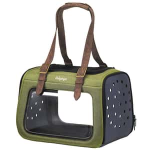 IBIYAYA 移動櫥窗透明寵物外出袋 布藝 6kg (IBI-FC1821OG) (圖片3)