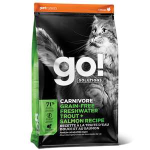 GO! SOLUTIONS 貓糧 貓乾糧推薦：GO! SOLUTIONS 無穀物貓糧 活力營養系列 淡水鱒魚三文魚 3lb (006071)