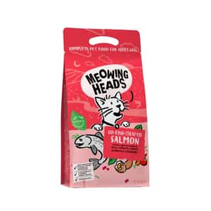Meowing Heads 貓糧 Meowing Heads 貓糧 全天然成貓配方 三文魚雞肉及鮮魚 1.5kg (MHS15) (粉紅)