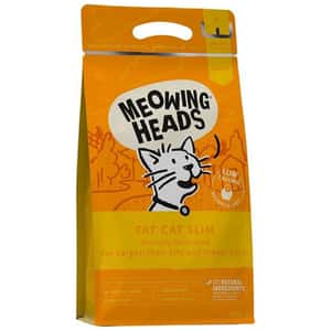 Meowing Heads 貓糧 Meowing Heads 貓糧 無穀物成貓體重控制及室內配方 三文魚雞肉 3kg 或 (2包1.5kg夾袋) (MHF3) (橙)