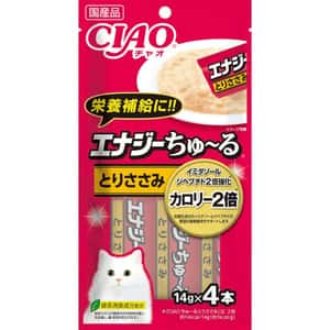 CIAO 肉泥 貓零食 2倍強化 高能量雞肉醬 14g 4本入 (SC-163) (圖片3)