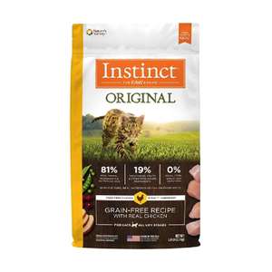 Instinct 本能 貓糧 貓乾糧推薦：Instinct 貓糧 本能 貓糧 無穀物雞肉配方 5lb (658559)