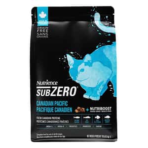 Nutrience 貓糧 Nutrience SUBZERO 無穀物貓糧 全貓配方 凍乾脫水鮮三文魚及鯡魚配七種魚 10lbs 4.5kg (C2910) (藍黑)