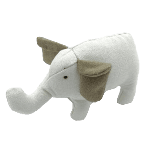 Billipets 狗玩具 Billipets 狗玩具 天然帆布大象 14cm x 10cm (NS-10931)