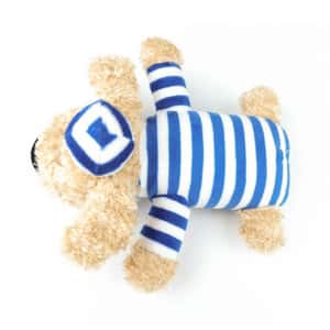 Billipets 狗玩具 超軟發聲囚犯狗 藍色 16cm (NS-10213-BLUE) (圖片3)