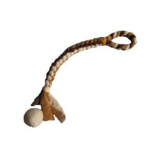 TRUST ME TRUST ME 狗玩具 勒力運動長織繩 啡色 57cm (NS-16229)