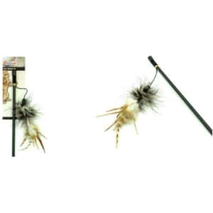 逗貓棒 貓玩具 Billipets 逗貓棒 火雞毛款 40cm (NS-12082)