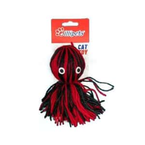 其他 貓玩具 Billipets 貓玩具 毛線小貓玩具 八爪魚 10cm (NS-16291)