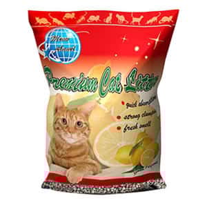 礦物貓砂 貓咪星球雙倍增量 高級凝結 礦物貓砂 檸檬味 10L