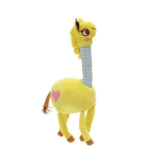 Petz Route 狗玩具 日本Petz Route 狗狗玩具 大動物園毛絨黃色麒麟 一個入