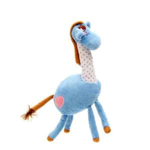 Petz Route 狗玩具 日本Petz Route 狗狗玩具 大動物園毛絨藍色驢仔 一個入