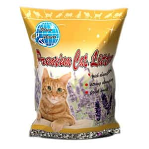 礦物貓砂 貓咪星球雙倍增量 高級凝結 礦物貓砂 薰衣草味 10L