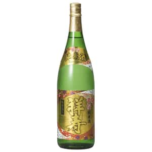 黃櫻 清酒 黃櫻 祥壽純 純米酒 金箔 1.8L