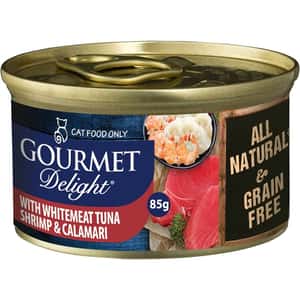 BLUE BAY 貓罐頭 Gourmet Delight - Whitemeat Tuna, Shrimp & Calamari 85g