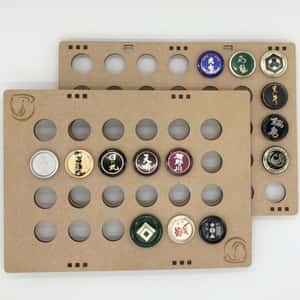 其他用品品配件 日本直送 酒蓋收納展示架 木架