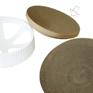 貓抓板 貓爬架 貓玩具 瓦楞紙貓抓板 玩具嚴選 時空羅盤貓窩 L碼 替換芯