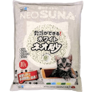 紙貓砂 日本NEO SUNA白沙 紙貓砂 10L (淺灰色) TBS