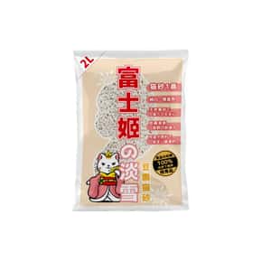 豆腐貓砂 富士姬之淡雪 1.5+3.0 粗幼粒混合天然淨白豆乳 豆腐貓砂 原味 2L