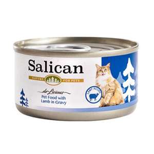 Salican 貓罐頭 貓濕糧推薦：Salican 貓罐頭 肉汁羊肉 85g (002887)