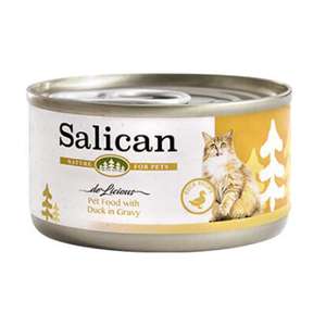 Salican 貓罐頭 貓濕糧推薦：Salican 貓罐頭 肉汁鴨肉 85g (002889)