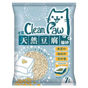 貓糧及貓砂 清貨特價區 Clean Paw潔寶 天然 豆腐貓砂 7L