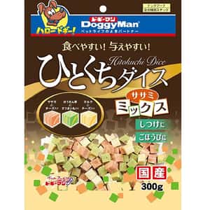 DoggyMan 狗零食 DoggyMan 日本狗零食 日本國產狗狗小食 骰仔芝士蔬菜方粒 300g