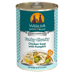 WeRuVa 狗罐頭 WeRuVa 狗罐頭 經典系列 雞湯+無骨去皮雞胸肉+南瓜 Funky Chunky 400g (墨綠) (002614)