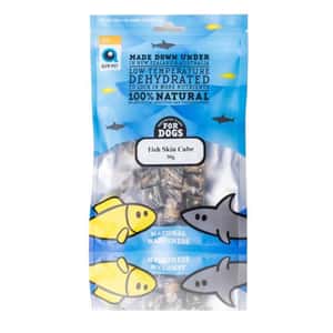 Alfa Pet 狗零食 Alfa Pet 新西蘭風乾脫水無穀物 狗小食 魚皮方塊 Fish Skin Cube for Dogs 50g (0001890)