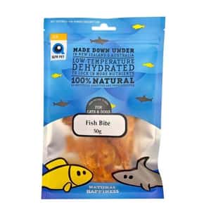 Alfa Pet 狗零食 Alfa Pet 新西蘭風乾脫水無穀物 狗小食 鱈魚片 Fish Bite for Dogs 50g (0002524)