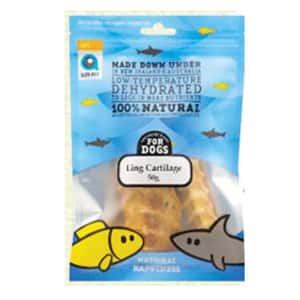Alfa Pet 狗零食 Alfa Pet 新西蘭風乾脫水無穀物 狗小食 鱈鰵魚骨 Ling Cartilage for Dogs 50g (0002797)