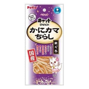 Petio 貓零食 日本Petio 蟹肉絲 金槍魚味 15g (紫)