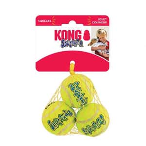 狗玩具 KONG SqueakAir Ball for Dog Medium 3 in Pack
