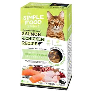 The Simple Food Project 貓糧 The Simple Food Project 全貓糧 凍乾脫水系列 三文魚及雞 1.5lbs (SFP202)