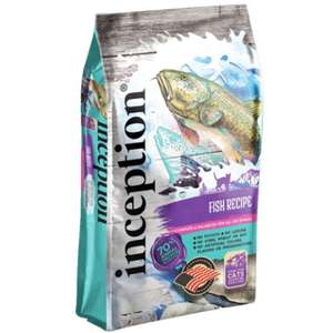 Inception 貓糧 貓乾糧推薦：Inception優純 天然貓糧 魚肉配方 4LB (INC-FH1)